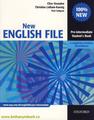 Učebnice používaná v jazykové škole  LINGUA SANDY: New English File Pre-intermediate